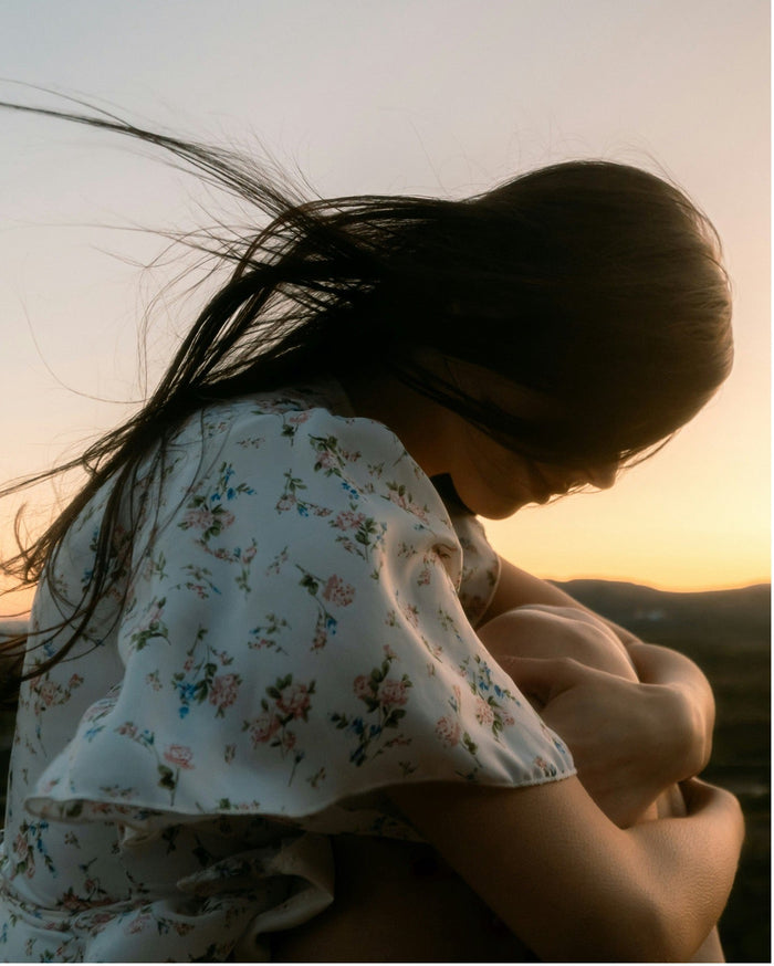 Woman feeling stressful and worried