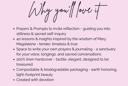 The Mary Magdalene Way A Sacred Prayer Journal